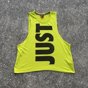 Nike Just Do It Muscle Tank Top Running Womens Large